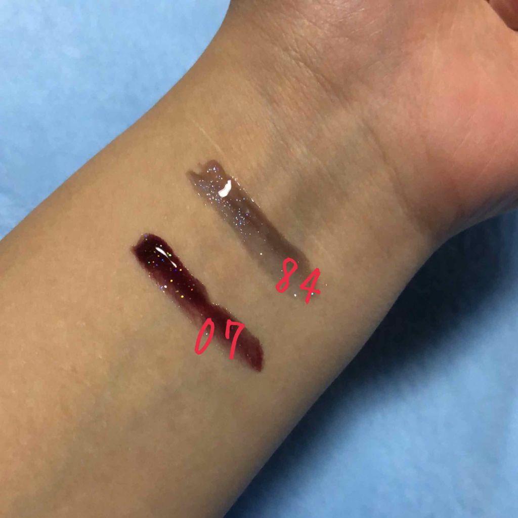 スパークリングツイストルージュ/MAJOLICA MAJORCA/リップグロスを使ったクチコミ(2枚目)