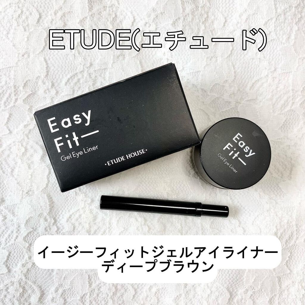 イージーフィットジェルアイライナー/ETUDE/ジェルアイライナーを使ったクチコミ(1枚目)