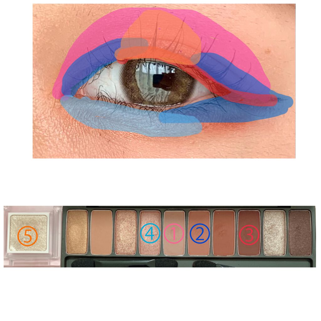 プレイカラー アイシャドウ/ETUDE/アイシャドウパレットを使ったクチコミ(4枚目)