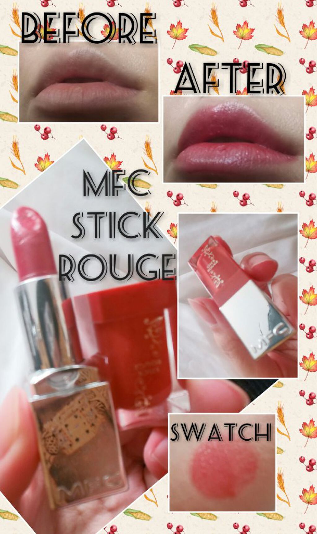 スティックルージュ/mfc/口紅を使ったクチコミ(1枚目)