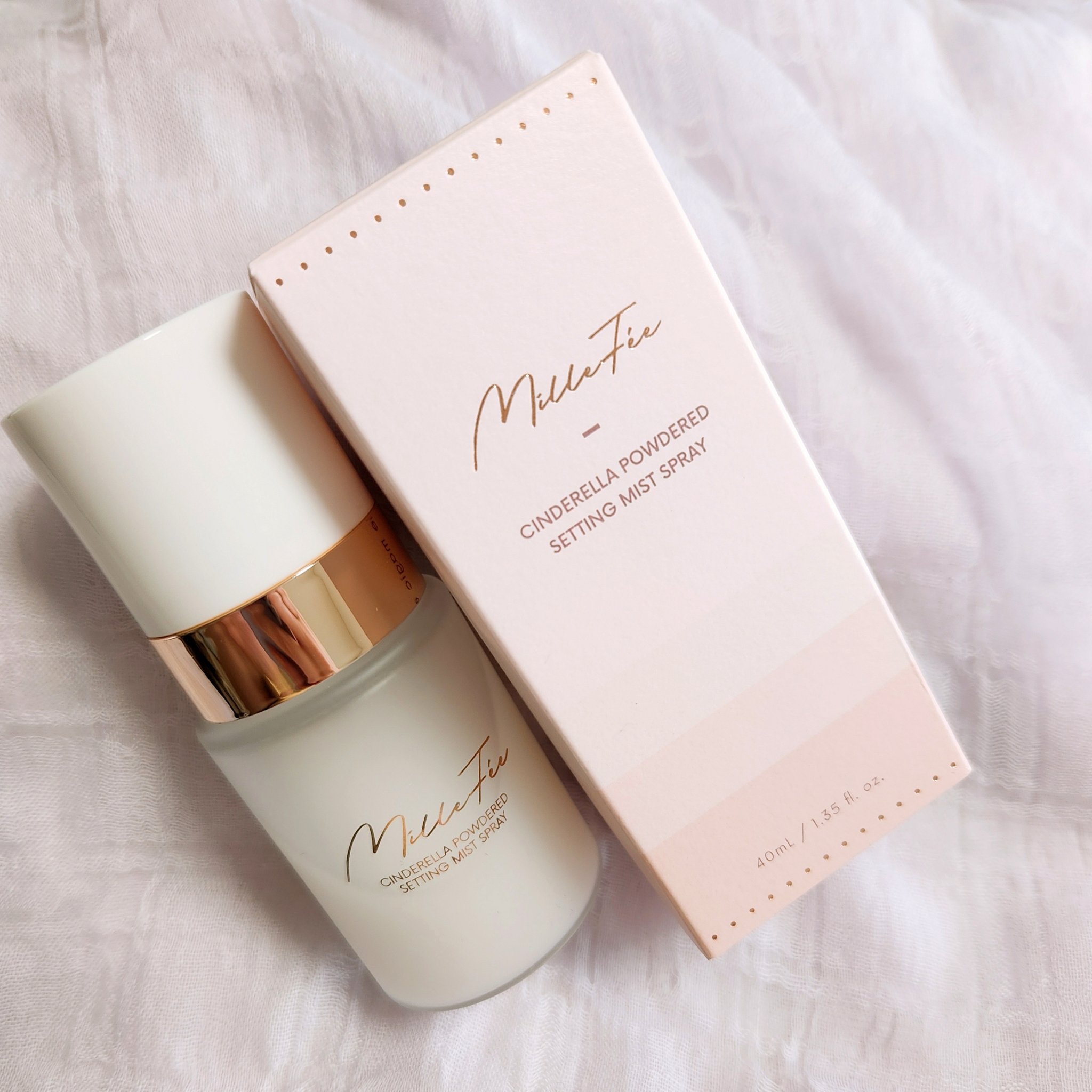 シンデレラパウダリーミスト/MilleFée/フィックスミストを使ったクチコミ（2枚目）