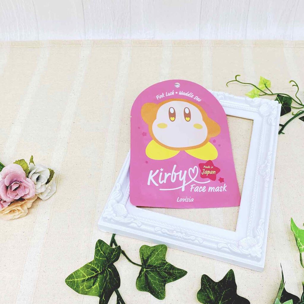 星のカービィフェイスマスク/ラヴィジア/シートマスク・パックを使ったクチコミ（1枚目）