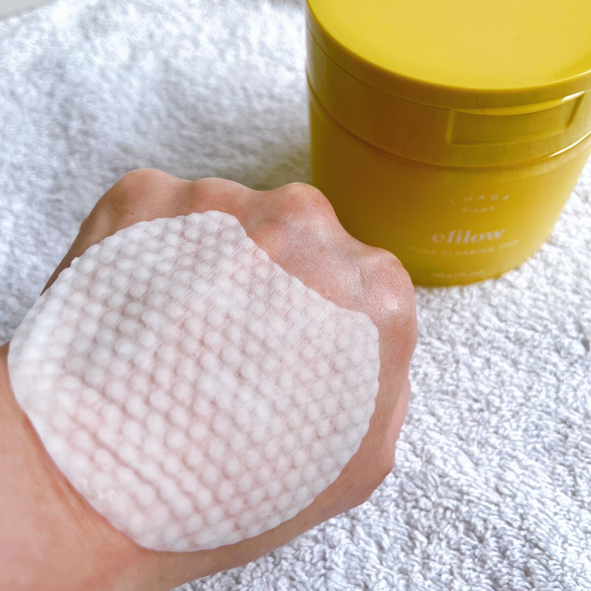 キメケア カバノアナタケバイオーム毛穴パッド/efilow/トナーパッドを使ったクチコミ(4枚目)