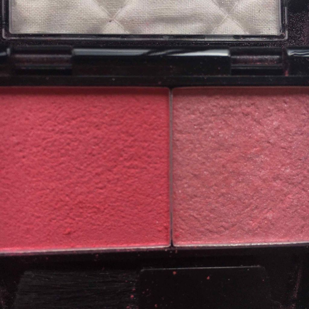 エルファー プリンセスデュオカラーチーク A/DAISO/パウダーチークを使ったクチコミ（2枚目）