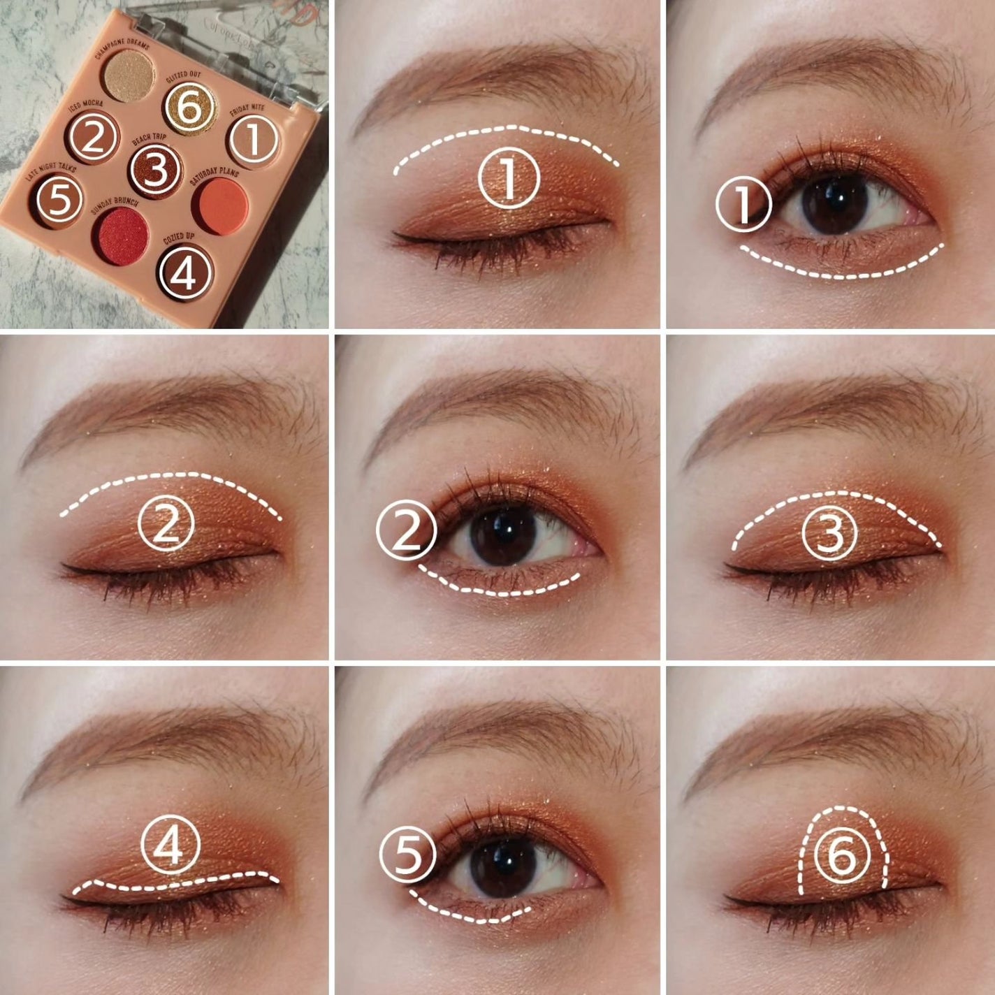 Weekend Mood/ColourPop/アイシャドウパレットを使ったクチコミ(4枚目)