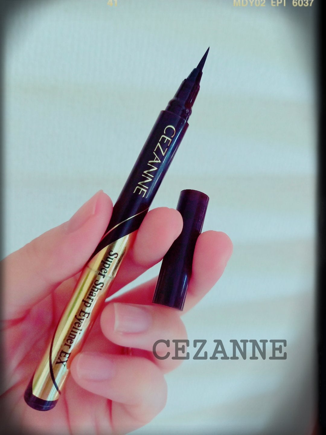 極細アイライナーEX/CEZANNE/リキッドアイライナーを使ったクチコミ(1枚目)