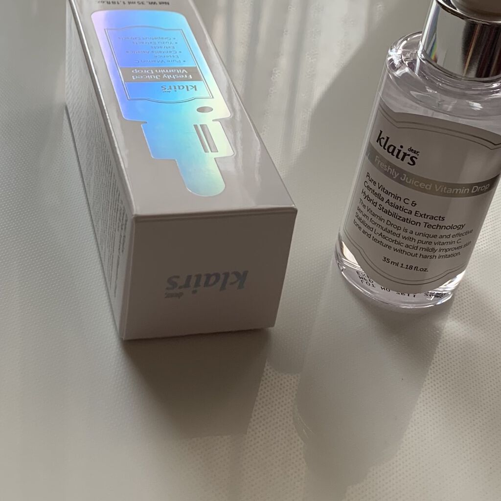 フレッシュリージュースドビタミンドロップ(35ml)/Klairs/美容液を使ったクチコミ（1枚目）