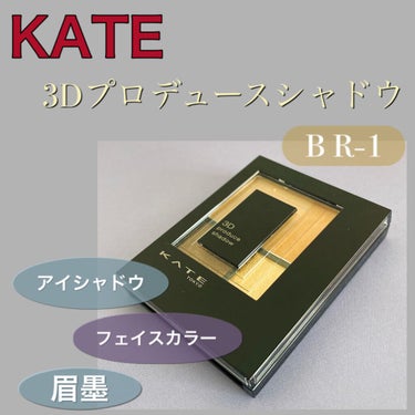 3Dプロデュースシャドウ BR-1 スパイシースタイル/KATE/アイシャドウパレットを使ったクチコミ（1枚目）