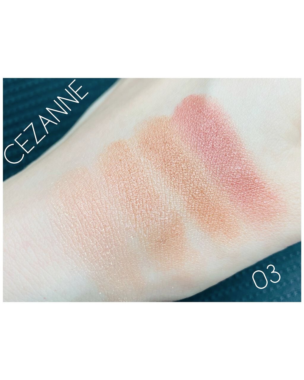 ニュアンスオンアイシャドウ/CEZANNE/アイシャドウパレットを使ったクチコミ(1枚目)