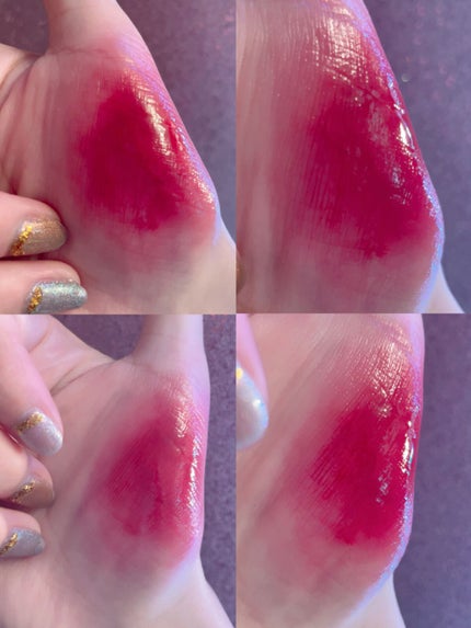 グラスティングウォーターティント 06 パープル シャワー/rom&nd/リップティントの画像