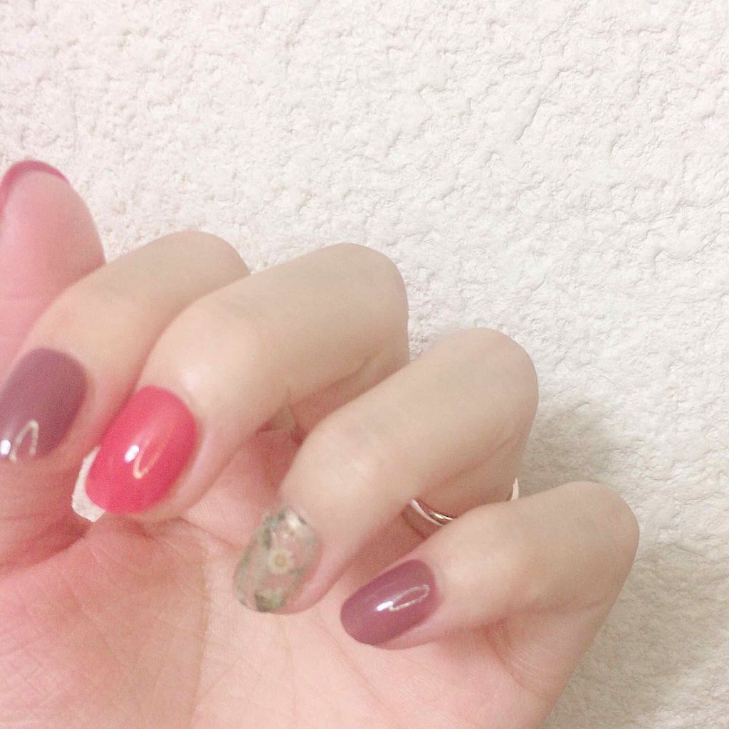 Yuki on LIPS 「#ネイルチェンジ夏の終わりネイルです使用ポリ#CAN..」(1枚目)