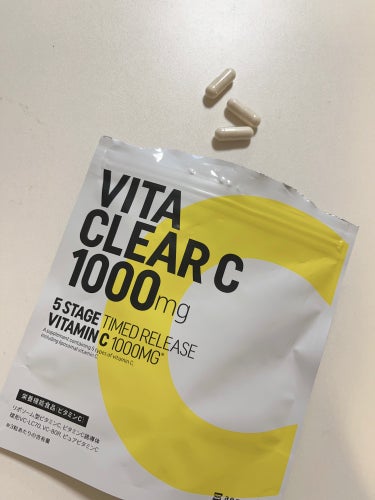 aequalis ビタクリアCのクチコミ「VITA CLEAR C
ビタクリアC🌸

リピ買いしたビタミンCサプリメント！
持続性にこだ.....」（1枚目）