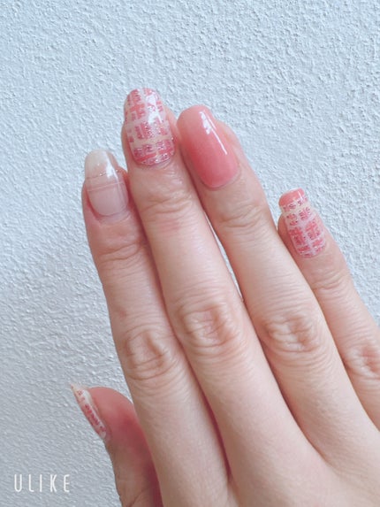 ジェルネイルシール(ハンド)/DAISO/ネイルシールを使ったクチコミ(4枚目)