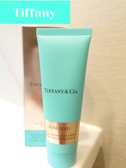 TIFFANY&Co. ティファニー ローズ ゴールド ハンドクリーム のクチコミ「Tiffanyのハンドクリームです✨✨売り切れていることが多く気になっていました!香りがとても.....」(1枚目)