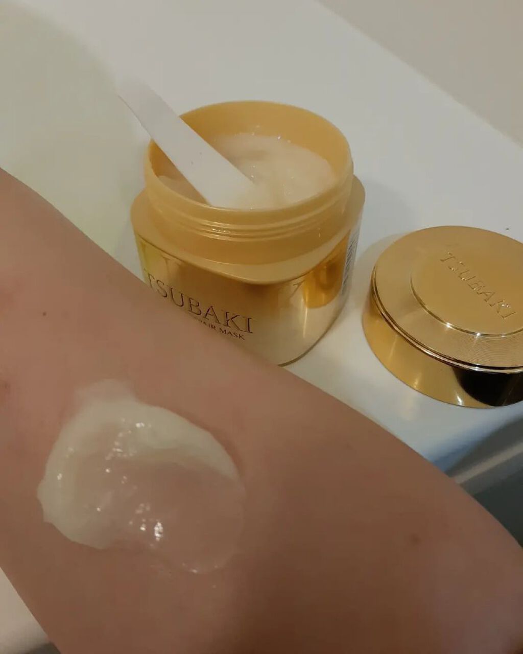 プレミアムリペアマスク（資生堂　プレミアムリペアマスク）/TSUBAKI/ヘアマスク・ヘアパックを使ったクチコミ（2枚目）