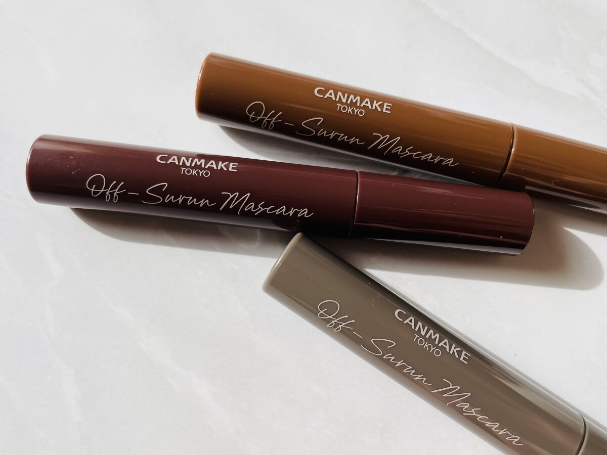 オフするんマスカラ 03 ダークチェリー/キャンメイク/マスカラを使ったクチコミ（1枚目）