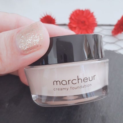 マルシュール クリーミィファンデーション/marcheur(マルシュール)/クリーム・エマルジョンファンデーションを使ったクチコミ(1枚目)