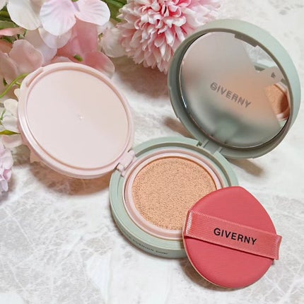 密着カバークッション/GIVERNY/クッションファンデーションを使ったクチコミ(4枚目)