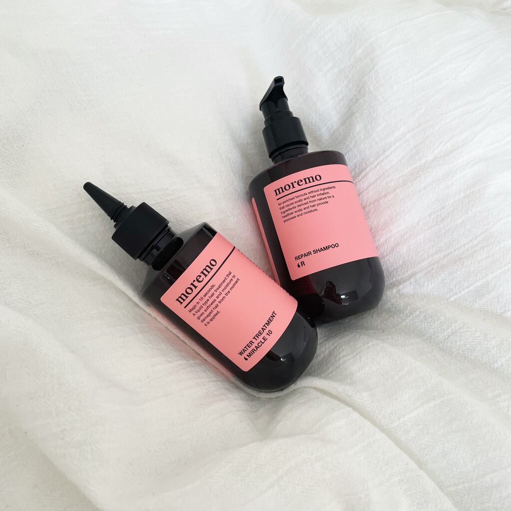 ウォータートリートメントミラクル10/moremo/洗い流すヘアトリートメントを使ったクチコミ（1枚目）