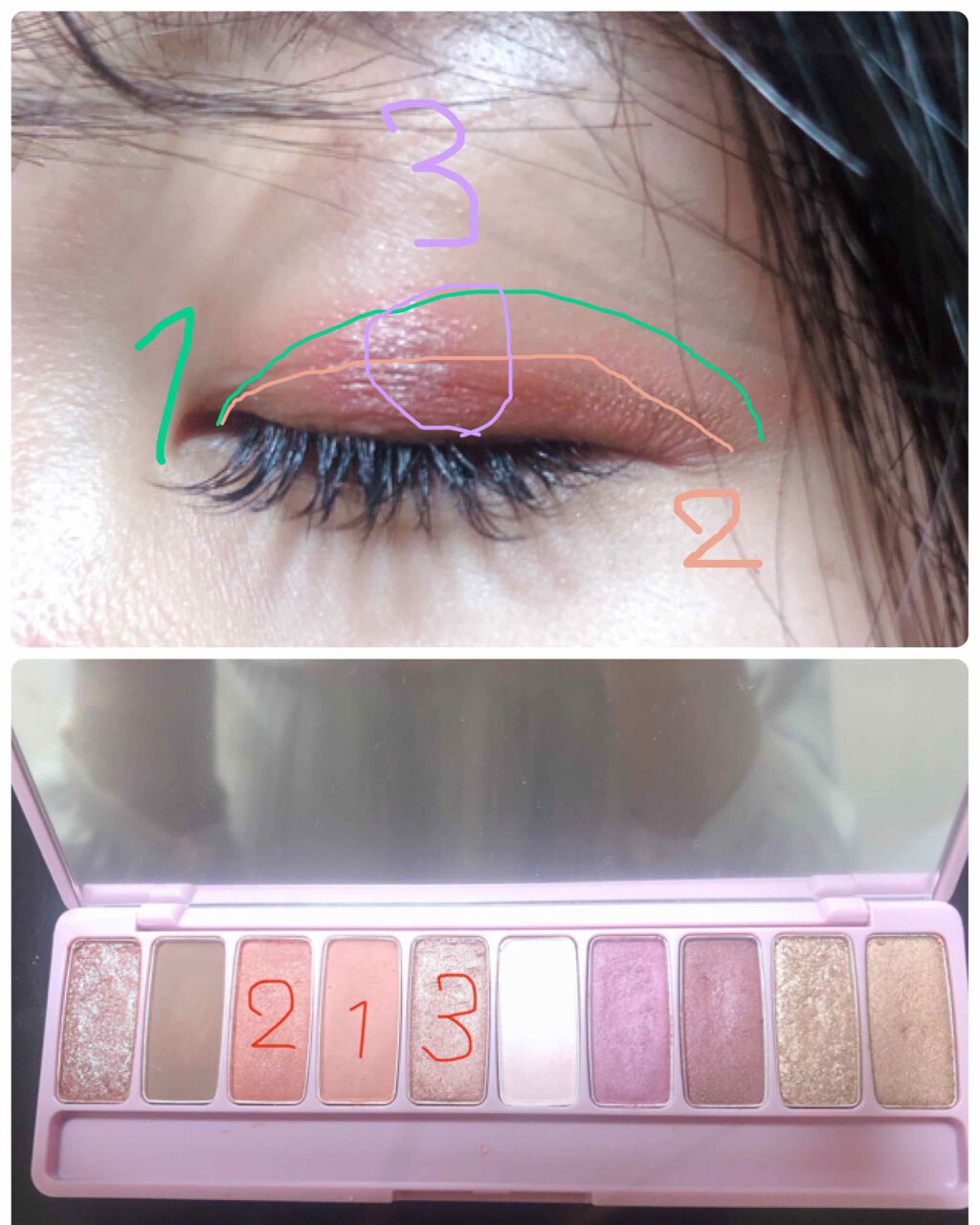 プレイカラー アイシャドウ/ETUDE/アイシャドウパレットを使ったクチコミ(2枚目)