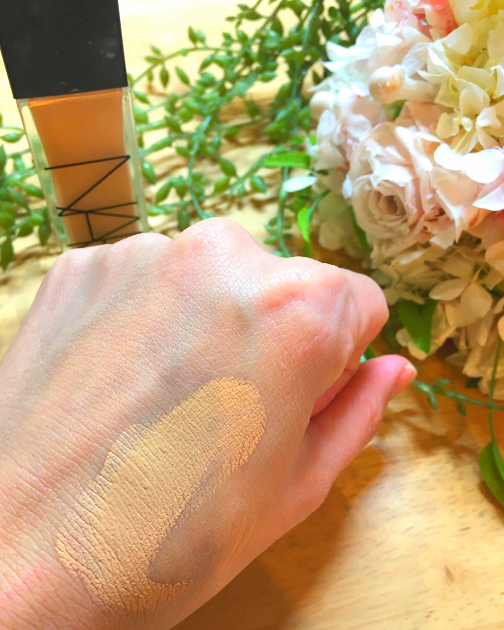 ナチュラルラディアント ロングウェアファンデーション/NARS/リキッドファンデーションを使ったクチコミ(4枚目)