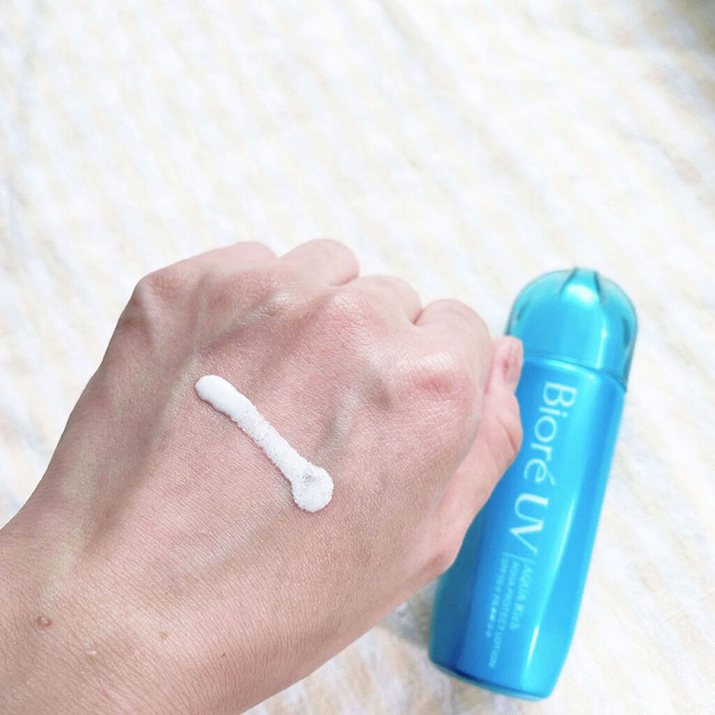 ビオレUV アクアリッチ アクアプロテクトローション(水層パック)/ビオレ/日焼け止めローションを使ったクチコミ（3枚目）