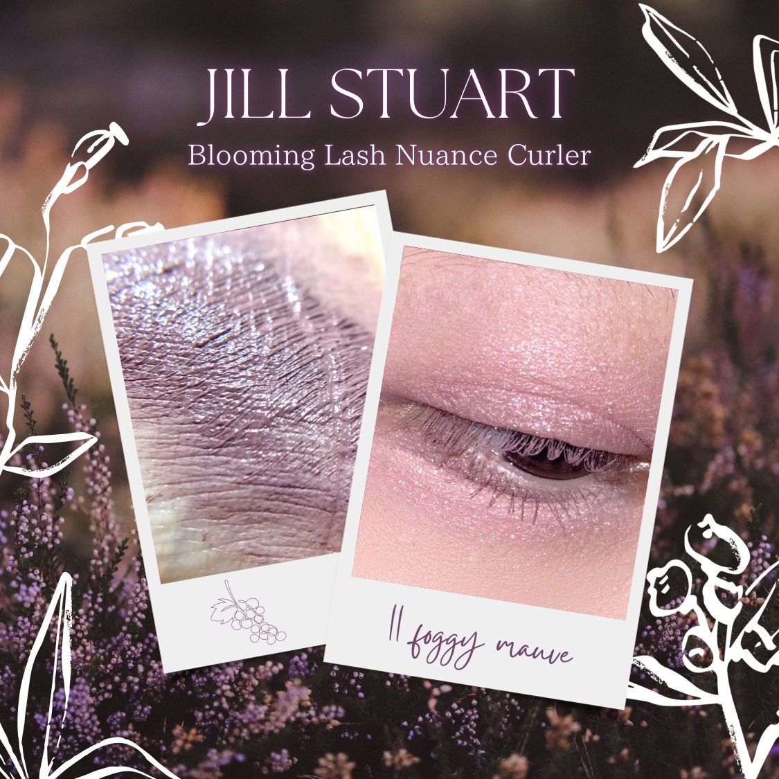 ジルスチュアート ブルーミングラッシュ　ニュアンスカーラー 11 foggy mauve（限定）/JILL STUART/マスカラを使ったクチコミ（1枚目）