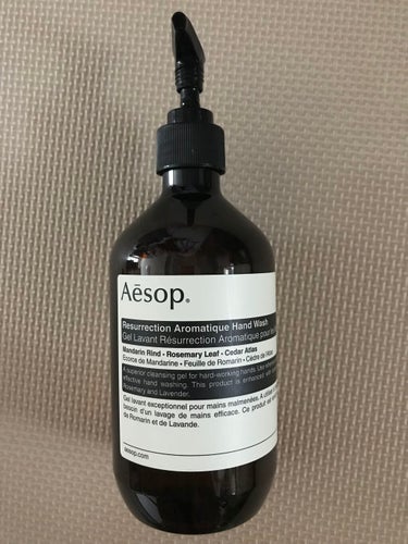 アンドラム アロマティック ハンドウォッシュ/Aesop/ハンドソープを使ったクチコミ（1枚目）