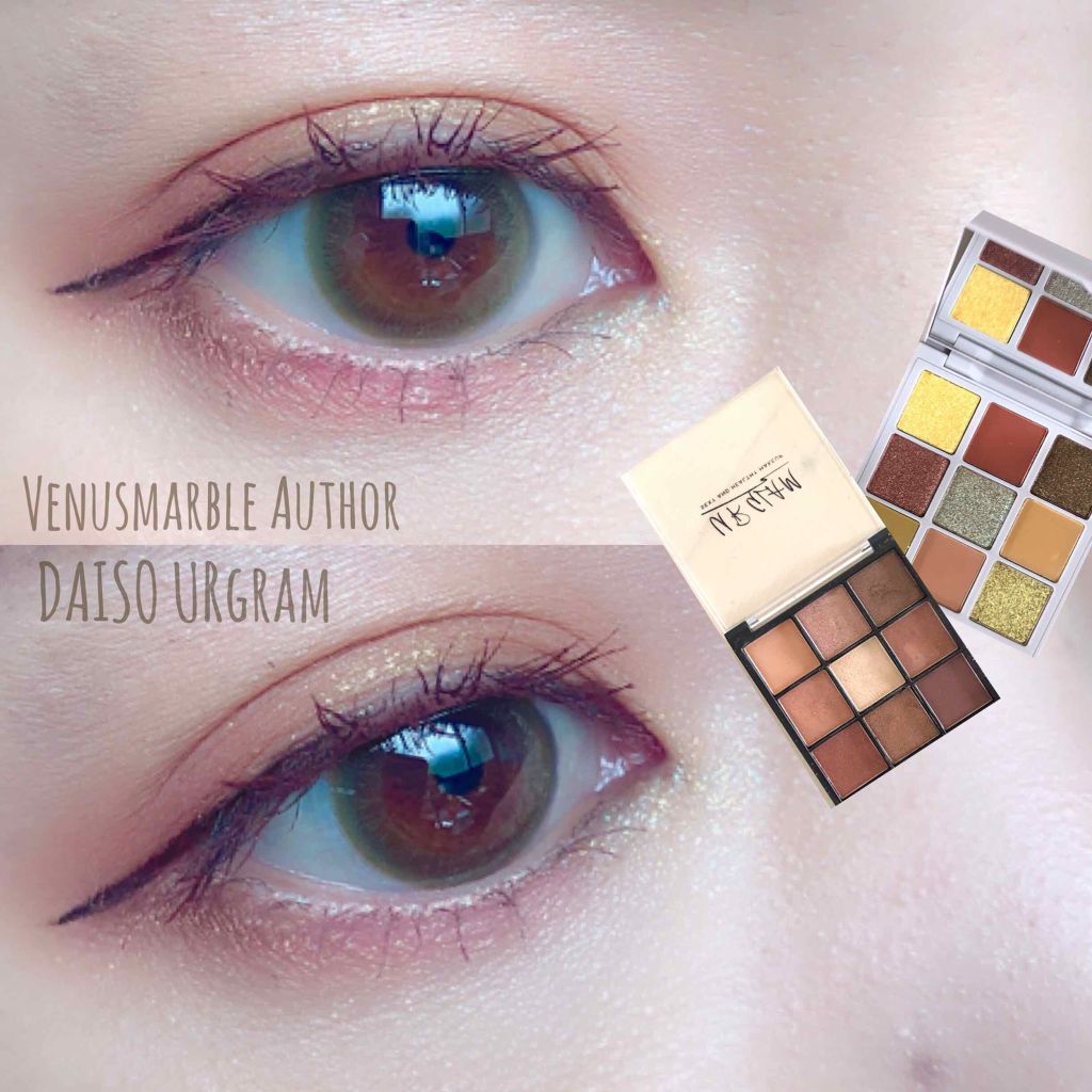 UR GLAM　BLOOMING EYE COLOR PALETTE/U R GLAM/アイシャドウパレットを使ったクチコミ（1枚目）