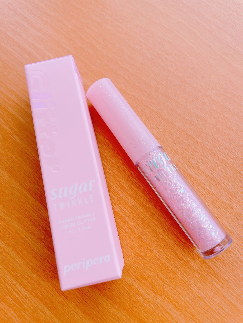 シュガー トゥインクル リキッド グリッター/PERIPERA/グリッターを使ったクチコミ(1枚目)