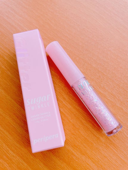 シュガー トゥインクル リキッド グリッター/PERIPERA/グリッターを使ったクチコミ(1枚目)