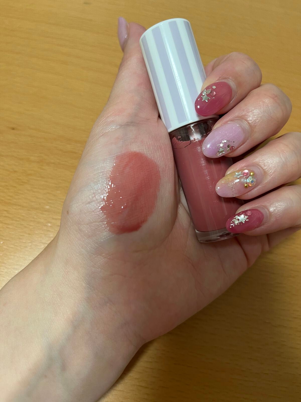 ケアオイルティントリップ/CandyDoll/リップティントを使ったクチコミ(3枚目)