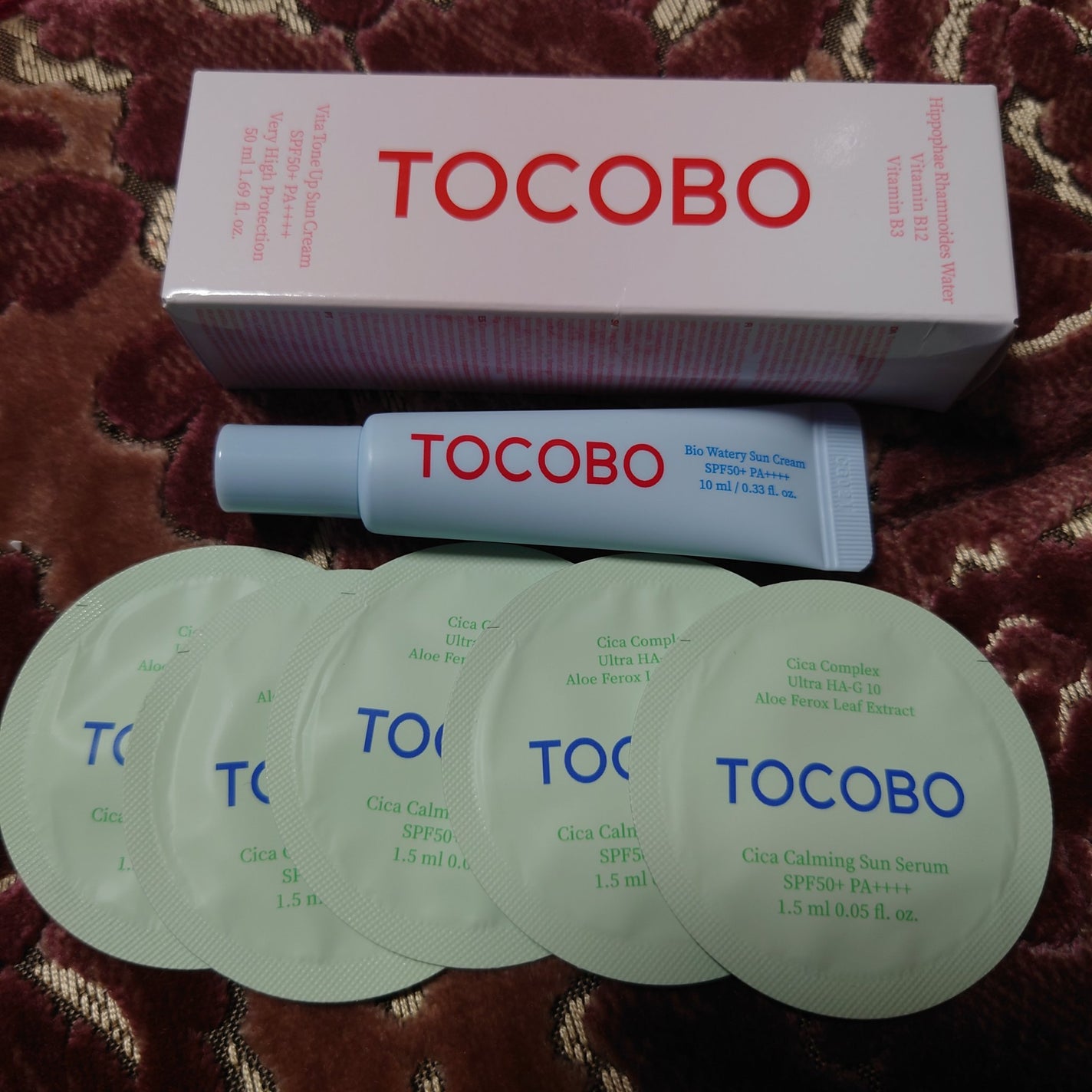 ビタトーンアップサンクリーム/TOCOBO/日焼け止めクリームを使ったクチコミ(1枚目)