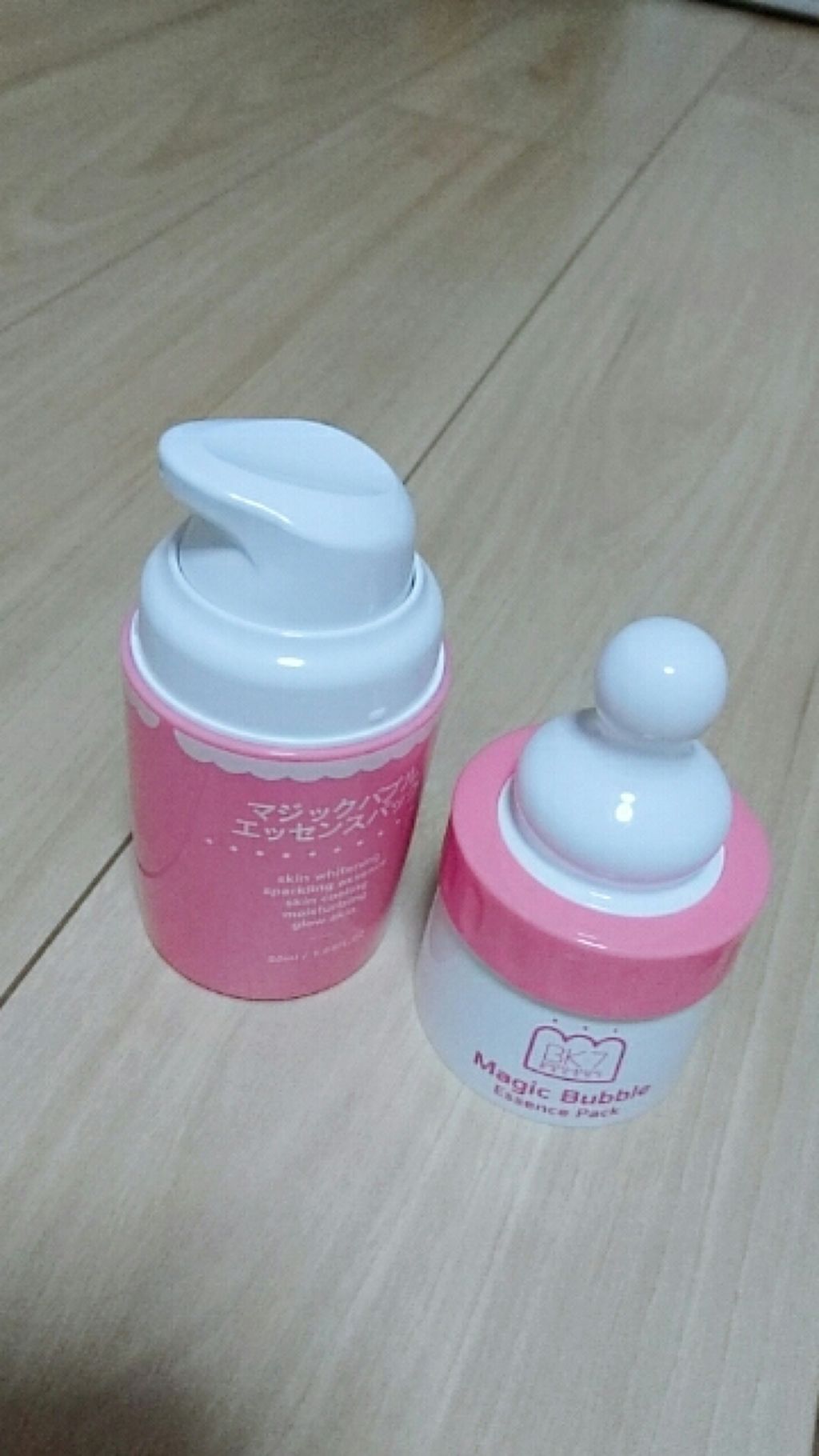 マジックバブルエッセンスパック（ピンク） /BAKER7/洗い流すパック・マスクを使ったクチコミ（2枚目）