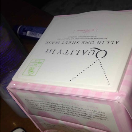 オールインワンシートマスク モイストEX/クオリティファースト/シートマスク・パックを使ったクチコミ(1枚目)