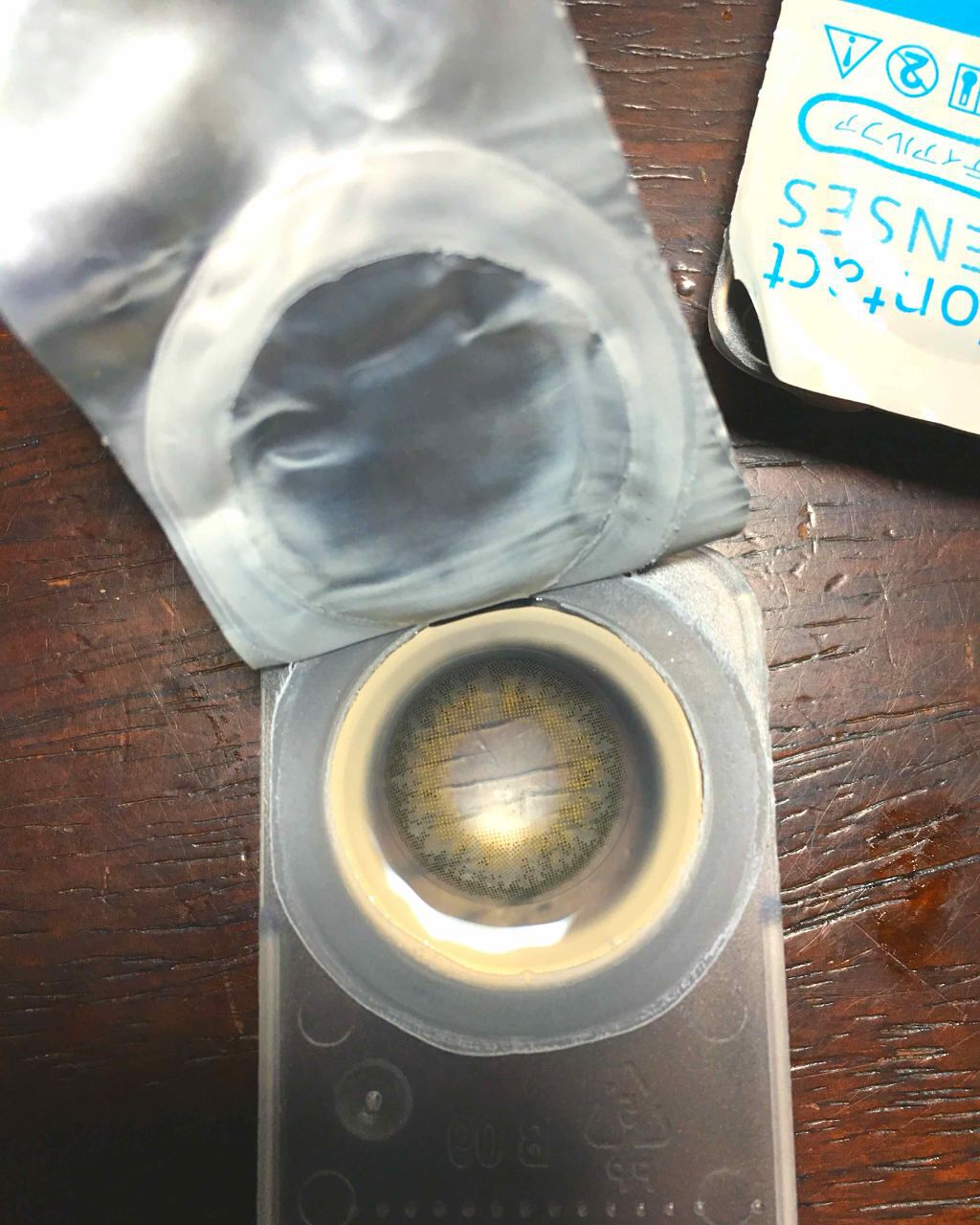 LIL MOON 1day クリームグレージュ/LILMOON/ワンデー（１DAY）カラコンを使ったクチコミ（2枚目）