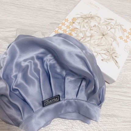 ナイトキャップ シルク100%/LilySilk/ヘアケアグッズを使ったクチコミ(1枚目)