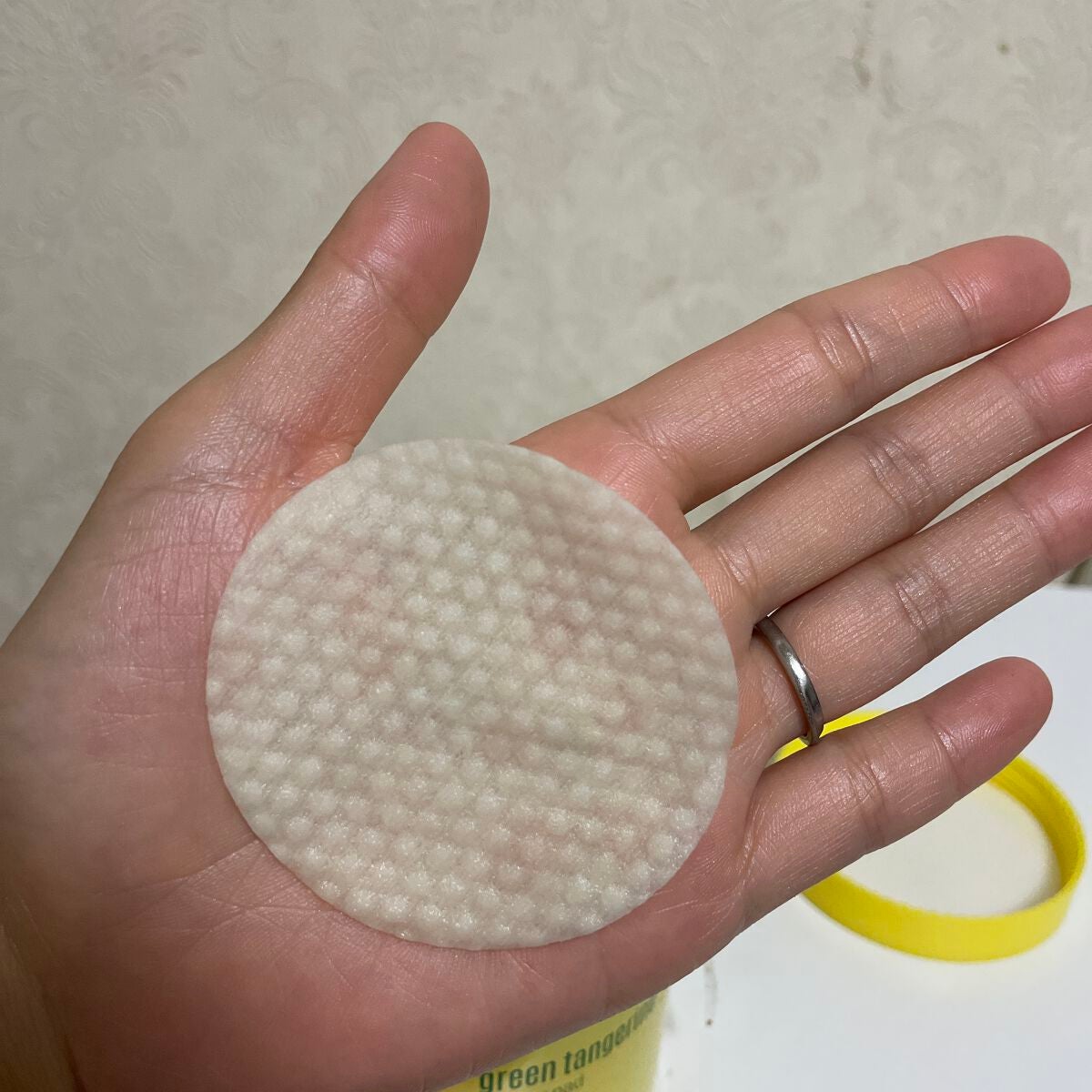 グリーンタンジェリン ビタCダークスポットケアパッド/goodal/トナーパッドを使ったクチコミ(7枚目)