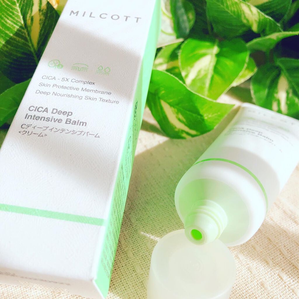 Cディープインテンシブバーム/MILCOTT/フェイスクリームを使ったクチコミ（2枚目）