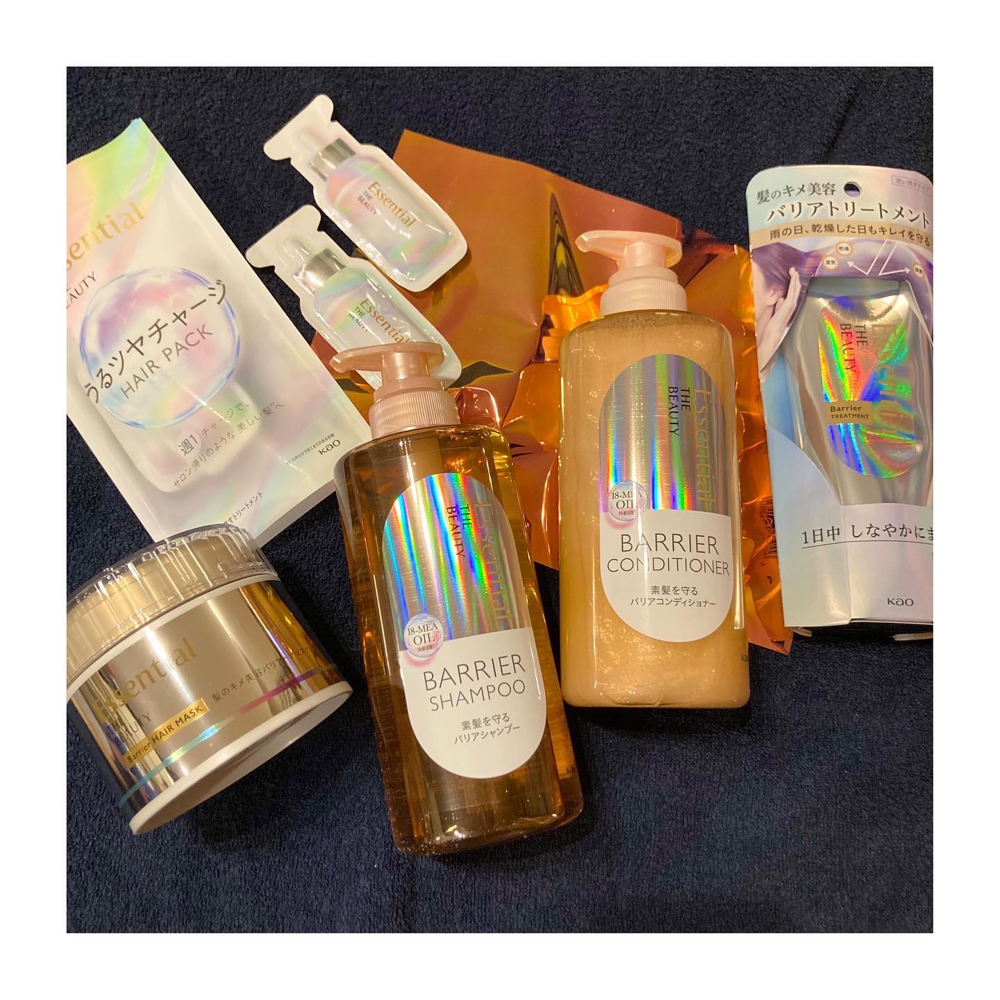 髪のキメ美容バリアトリートメント/エッセンシャル/洗い流すヘアトリートメントを使ったクチコミ（1枚目）