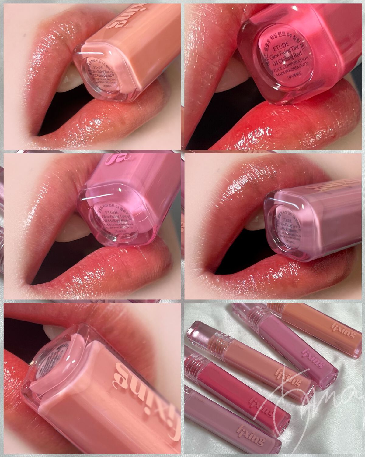 グロウ フィクシングティント/ETUDE/リップティントを使ったクチコミ（2枚目）