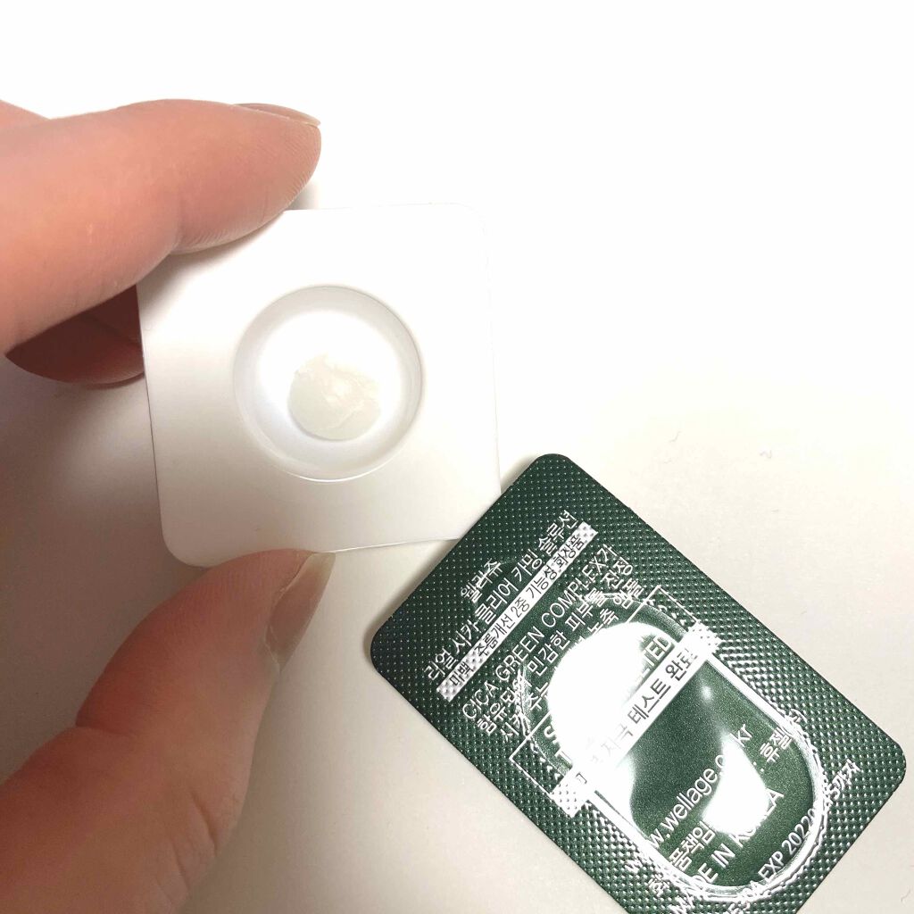 リアルシカグリーンワンデイキット/Wellage/美容液を使ったクチコミ(2枚目)