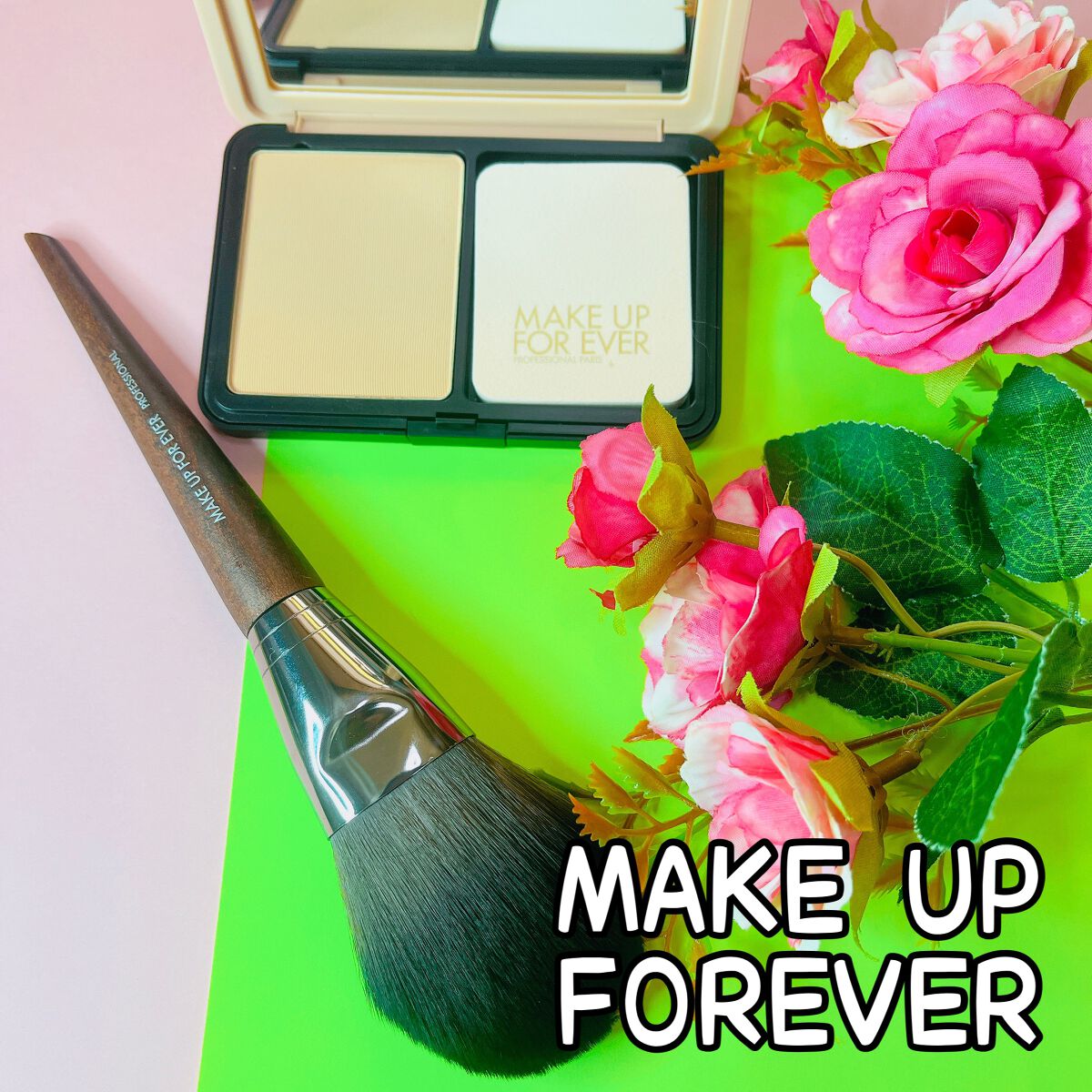 プレシジョンパウダーブラシ 128/MAKE UP FOR EVER/メイクブラシを使ったクチコミ（1枚目）