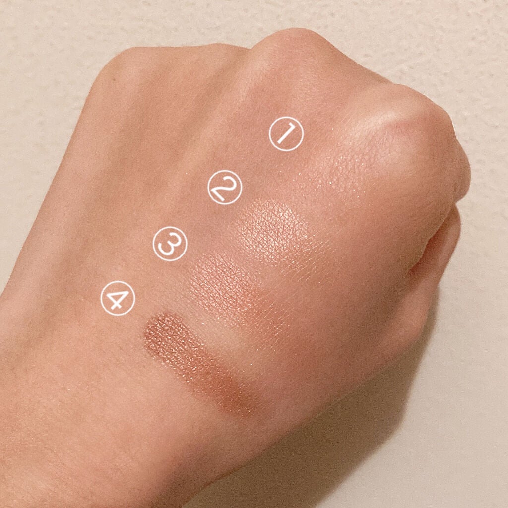 ニュアンスオンアイシャドウ/CEZANNE/アイシャドウパレットを使ったクチコミ(4枚目)