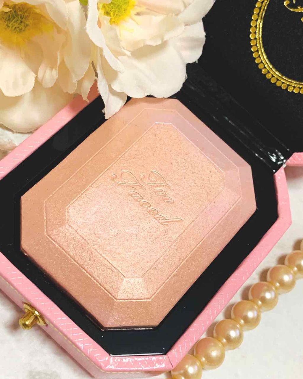 ダイヤモンドライト マルチユース ハイライター/Too Faced/パウダーハイライトを使ったクチコミ（2枚目）