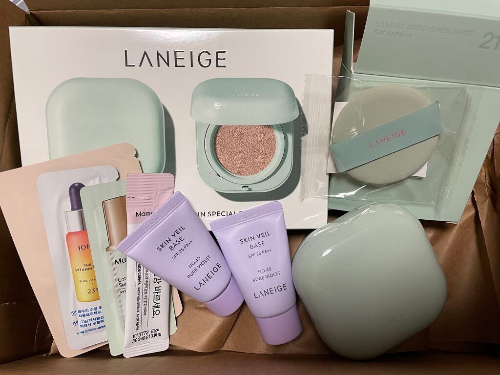 ネオクッション マット/LANEIGE/クッションファンデーションを使ったクチコミ(1枚目)