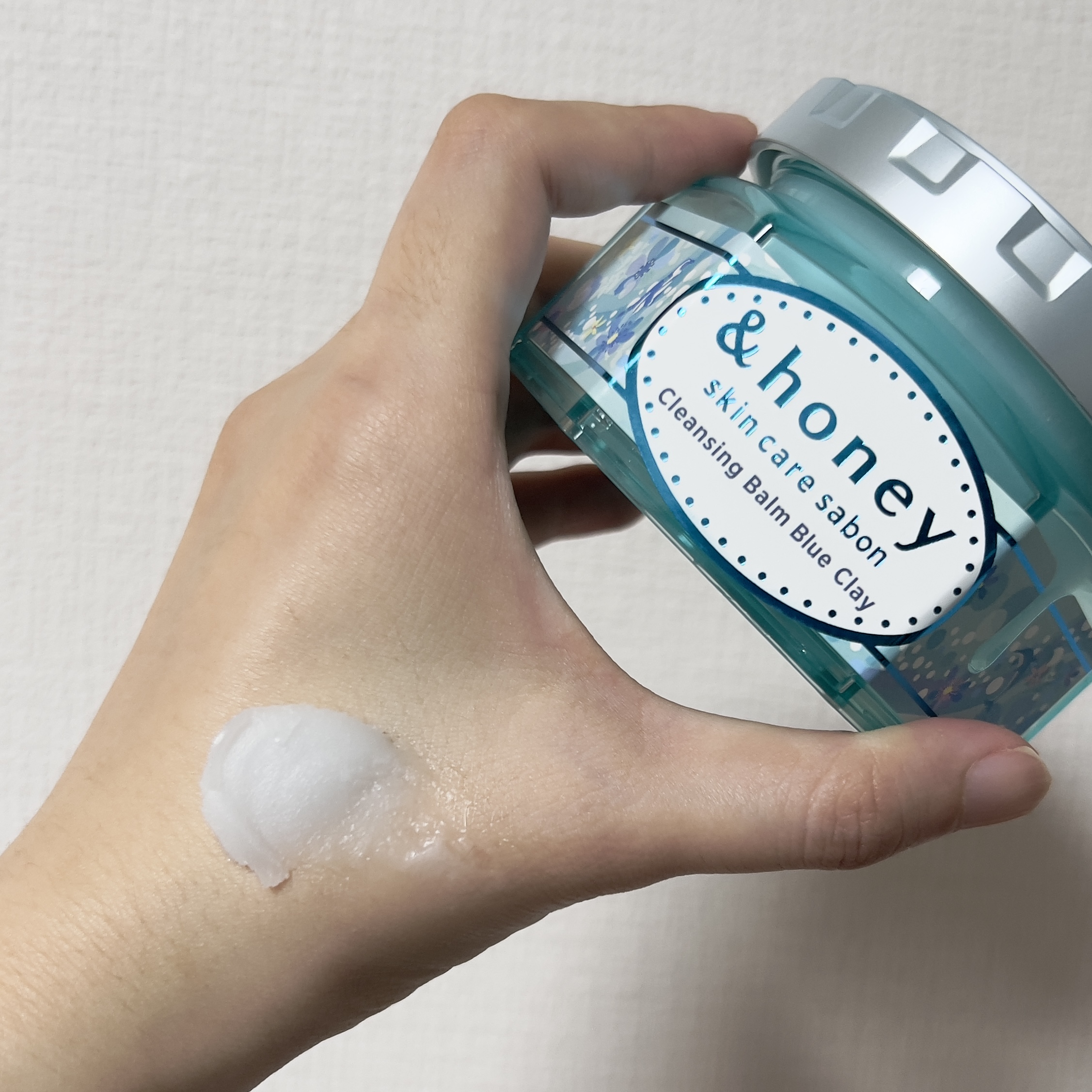 アンドハニー サボン クレンジングバーム ブルークレイ/&honey/クレンジングバームを使ったクチコミ（3枚目）
