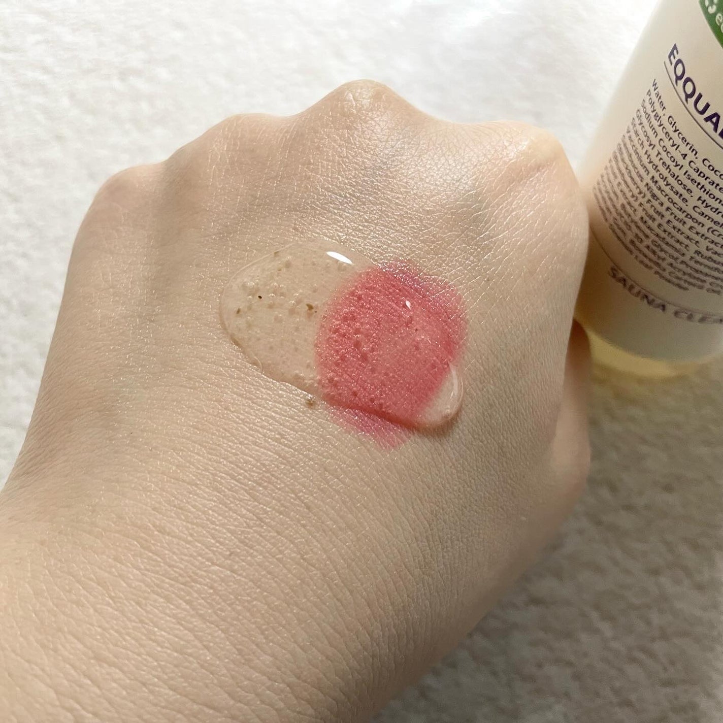 サウナクレンザー/イクォルベリー/クレンジングジェルを使ったクチコミ(3枚目)