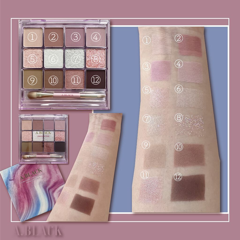 グラムチェンジマルチパレット/A.BLACK/マルチパレットを使ったクチコミ（2枚目）