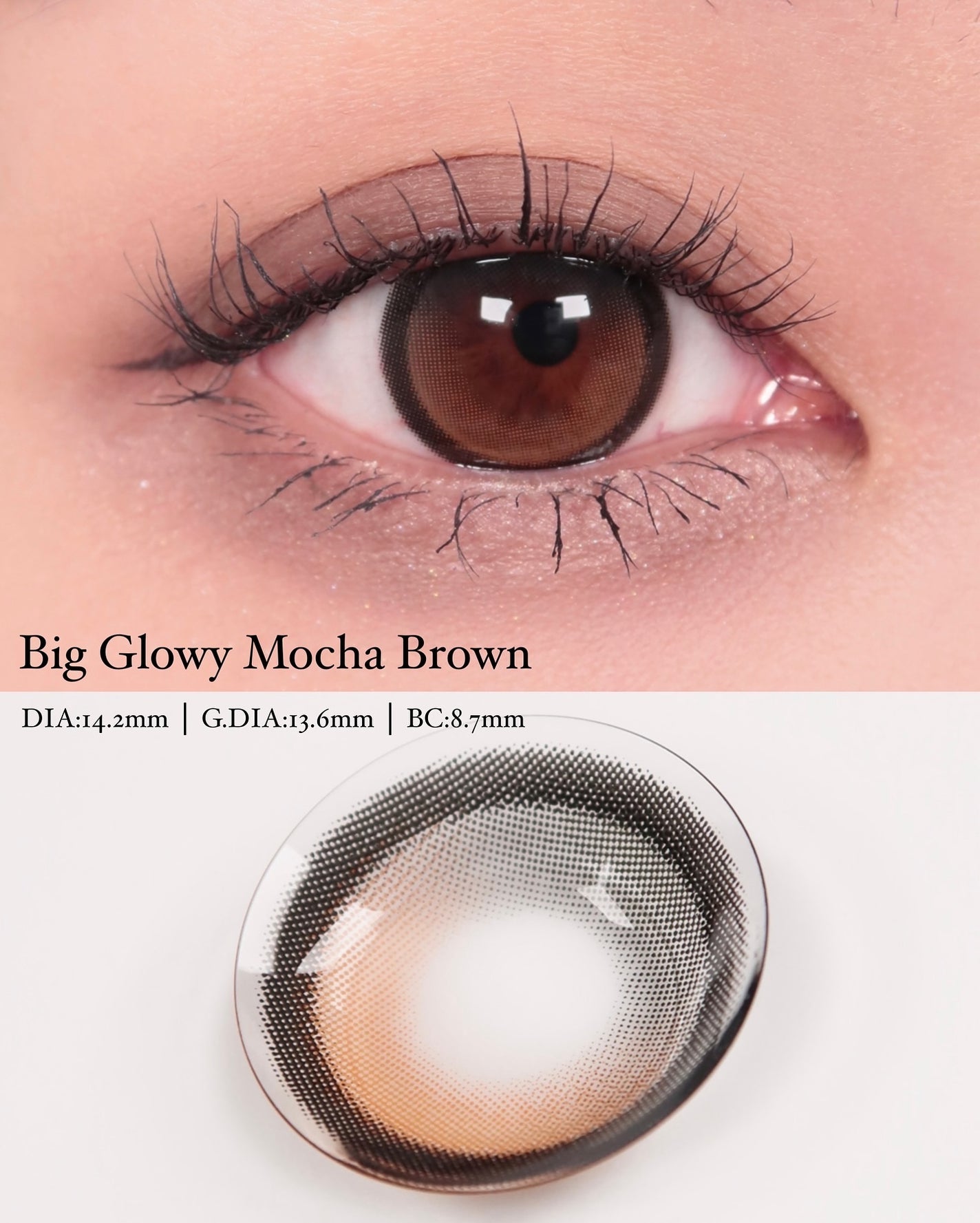 Glowy 1day/OLENS/ワンデー(1DAY)カラコンを使ったクチコミ(4枚目)